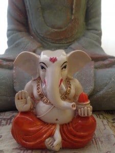 This Ganesh was a gift from Ruth Fisk after her most recent trip to India.