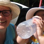 Kathy Martin with her grandson.