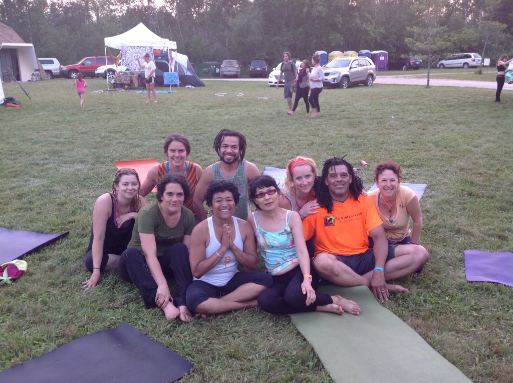 Sharing movement, ideas and community at Yoga Fest.